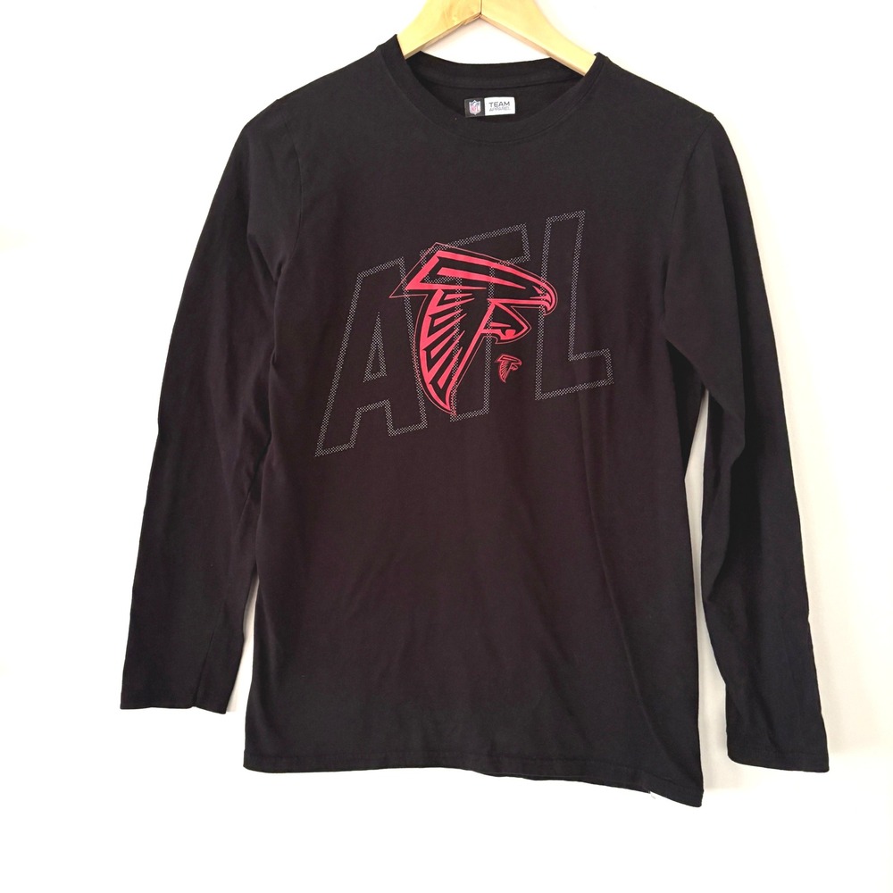 NFL Team Apparel Atlanta Falcons Long Sleeve Shirt Mens Small Football